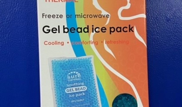 Gel bead hot and cold pack